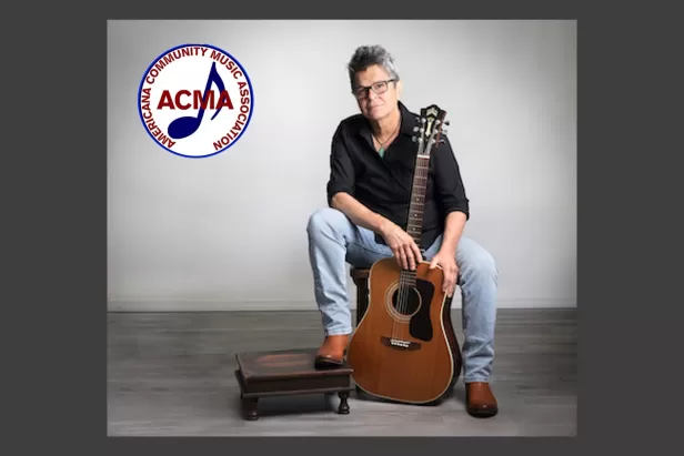 Tret Fure with guitar; ACMA logo in corner.
