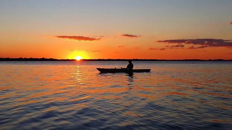 Kayaking Sunset